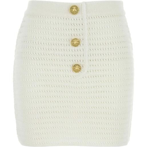 Le Kasha minigonna con decorazione - bianco