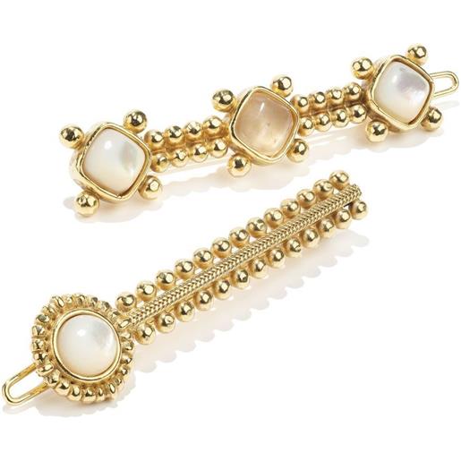 Goossens set fermagli venise con decorazione - oro