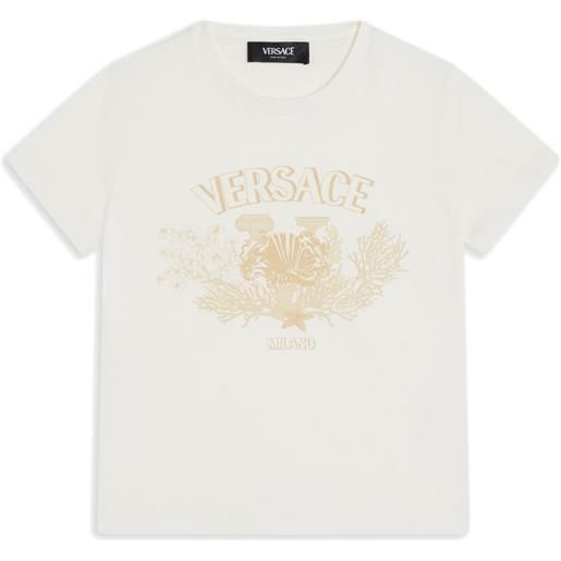 Versace Kids t-shirt con stampa - bianco