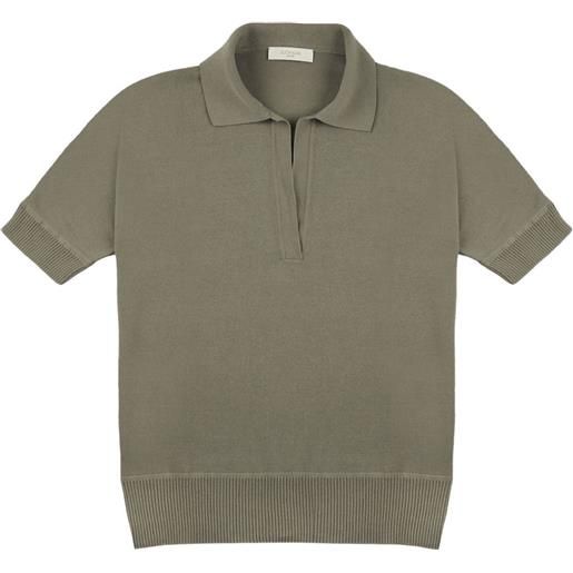 Zanone t-shirt con colletto - verde