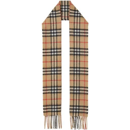 Burberry Kids sciarpa vintage check - toni neutri