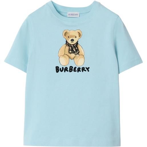 Burberry Kids t-shirt thomas bear - blu