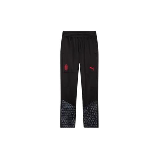 ACM 1899 ac milan pantaloni training, stagione 2023/24, nero, bambini e ragazzi, unisex, 8 anni