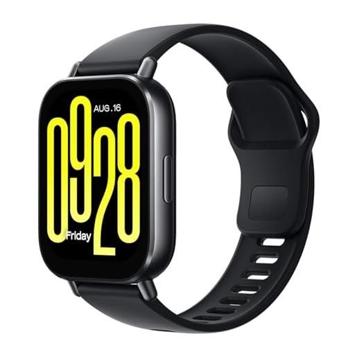Xiaomi redmi watch 5 active, smartwatch con display lcd 2, chiamate bluetooth, autonomia 18 giorni, resistenza acqua 5atm, monitoraggio frequenza cardiaca e spo2, 140+ modalità fitness, nero