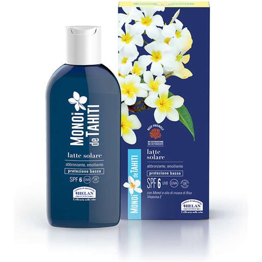 Helan - monoi latte solare spf 6 - protezione solare per pelli esposte