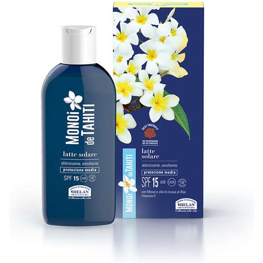 Helan - monoi latte solare spf 15 - emulsione protettiva per la pelle