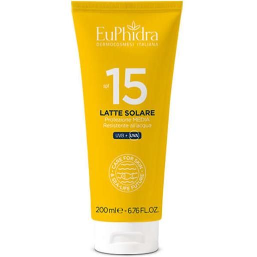 Euphisdra - latte solare spf15 - protezione media per pelli scure