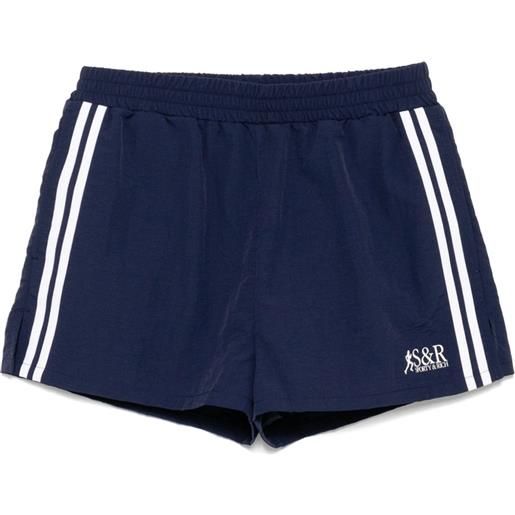 Sporty & Rich shorts sportivi sr runner - blu