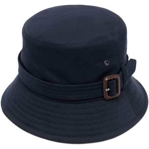 Burberry cappello con fibbia - blu
