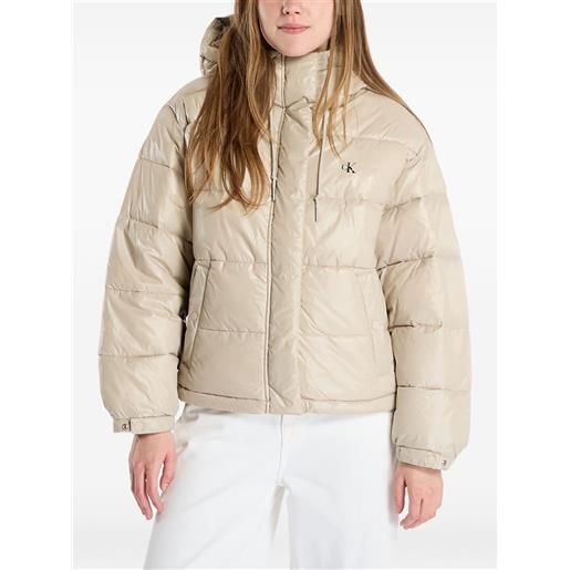 Calvin Klein piumino shine - toni neutri