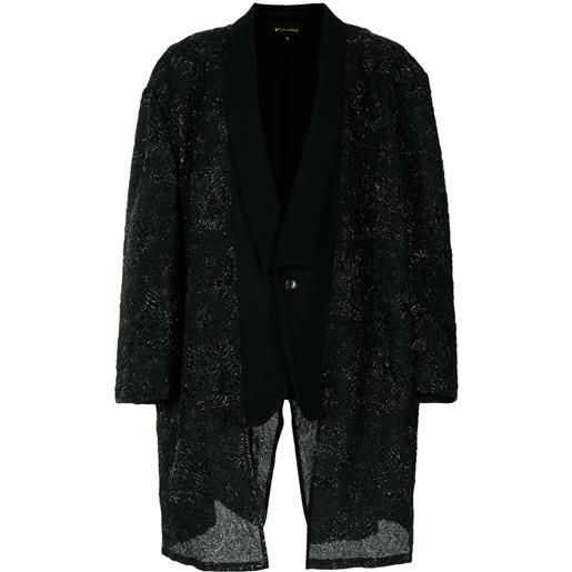 Comme Des Garçons blazer monopetto - nero