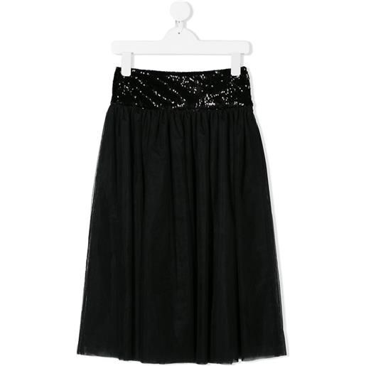 Balmain Kids gonna con paillettes - nero