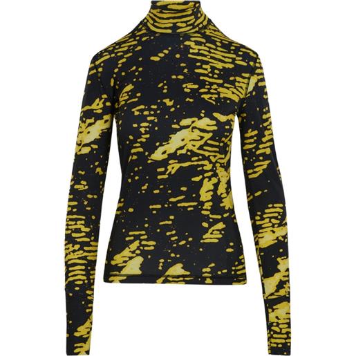 Aztech Mountain top next to skin a maniche lunghe - nero