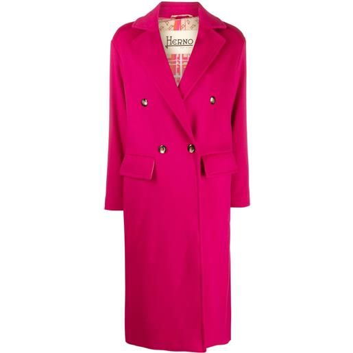 Herno cappotto doppiopetto - rosa