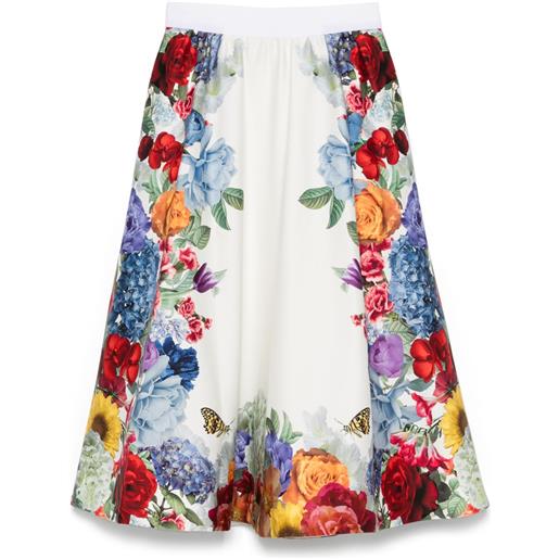 alice + olivia gonna midi earla - bianco