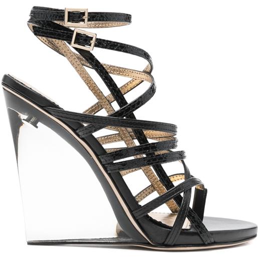 DSQUARED2 sandali a punta aperta - nero