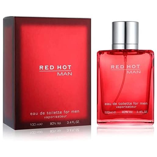 Red hot man 100 ml eau de toilette for men perume - metà prezzo offerta di natale