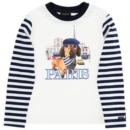 Monnalisa t-shirt jersey stampa