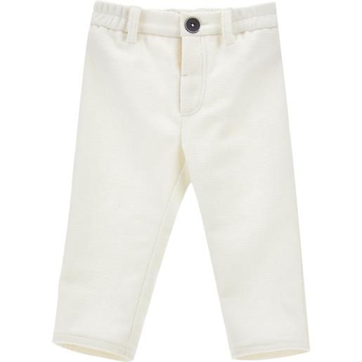 Monnalisa pantaloni velluto con filetto