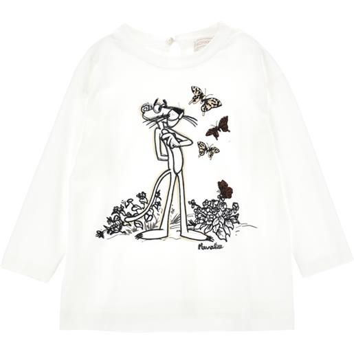 Monnalisa t-shirt maniche lunghe pink panther