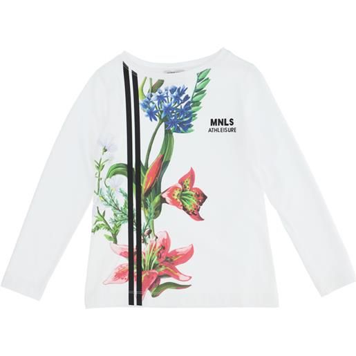 Monnalisa t-shirt jersey stampa athleisure