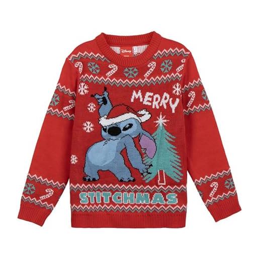 CERDÁ LIFE'S LITTLE MOMENTS | maglione natalizio lavorato a maglia per bambini di sonic - maglione natalizio festivo per bambini con design retrò dell'icona del videogioco sonic