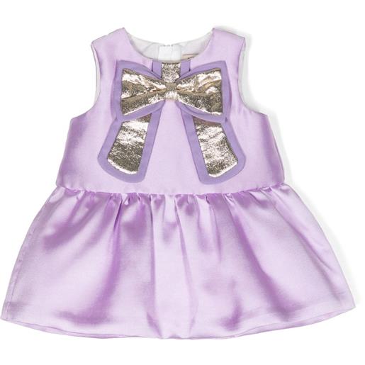 Hucklebones London abito con fiocco - viola