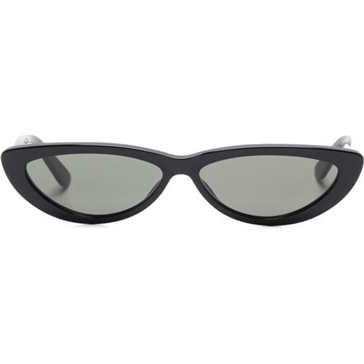 Alexander McQueen Eyewear occhiali da sole cat-eye - nero