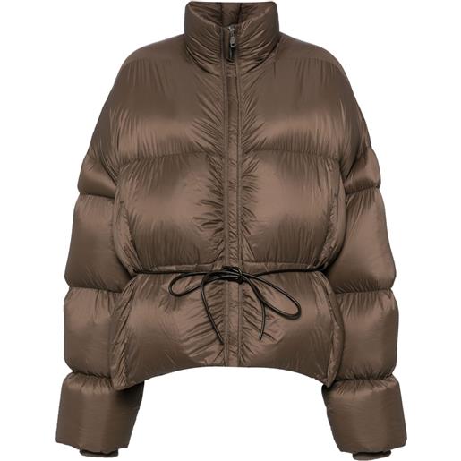 Rick Owens piumino trapuntato - marrone