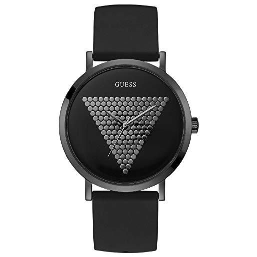GUESS Orologio Analogico al Quarzo Uomo con Cinturino in Silicone GW0579G1