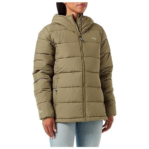 FILA birkenfeld - giacca da donna leggermente imbottita, notte d'oliva, xl