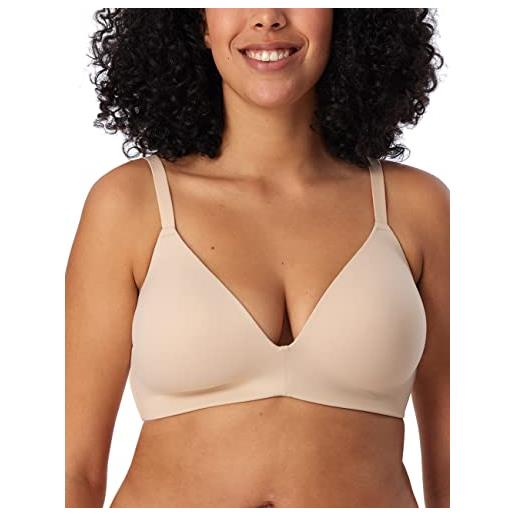 Schiesser invisible soft bh ohne bügel reggiseno con coppe modellate, haut, 70c donna