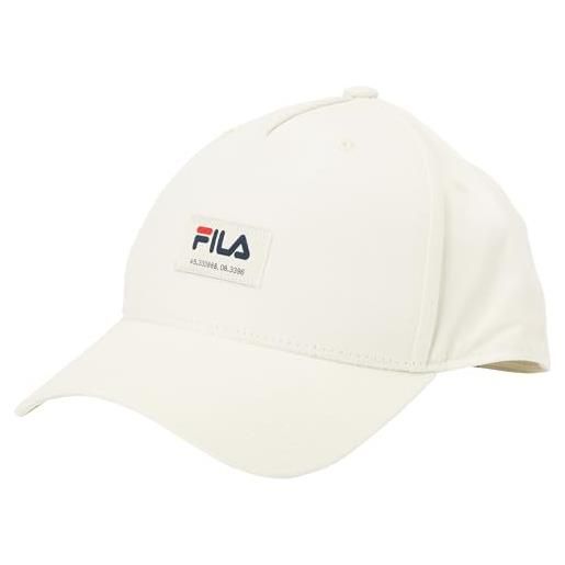 FILA brighton coord label cap cappellino, grigio vapore, taglia unica unisex-adulto