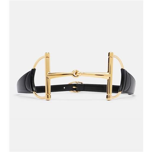 Gucci cintura horsebit in pelle