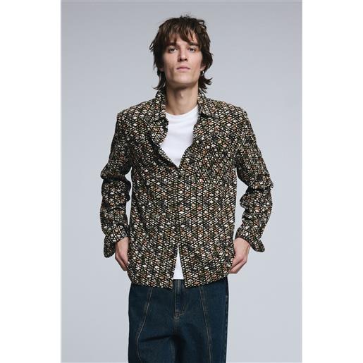 Desigual camicia uomo jacquard