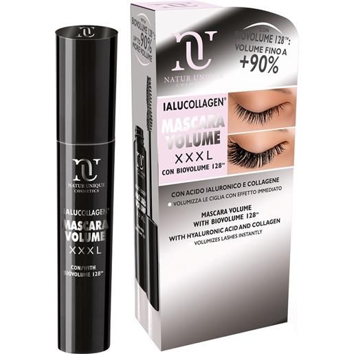 Natur Unique ialucollagen mascara volume xxxl con acido ialuronico e collagene 11ml