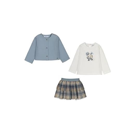Mayoral compl. Gonna 3 pezzi per bimba blue bell 36 mesi (98cm)