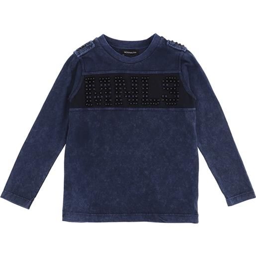 Monnalisa t-shirt jersey borchiette silicone