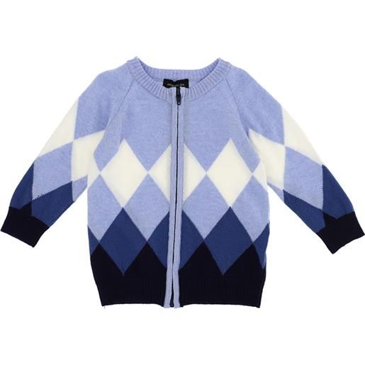 Monnalisa cardigan misto cashmere rombi