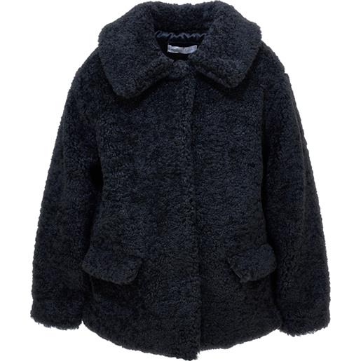 Monnalisa giaccone peluche con tasche