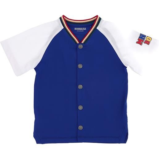 Monnalisa t-shirt baseball jersey tecnico