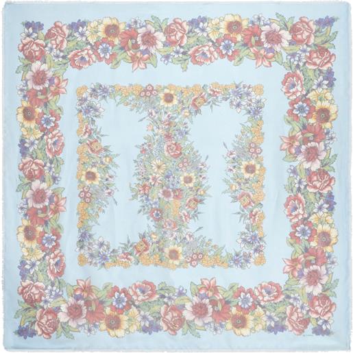 ETRO foulard a fiori - blu