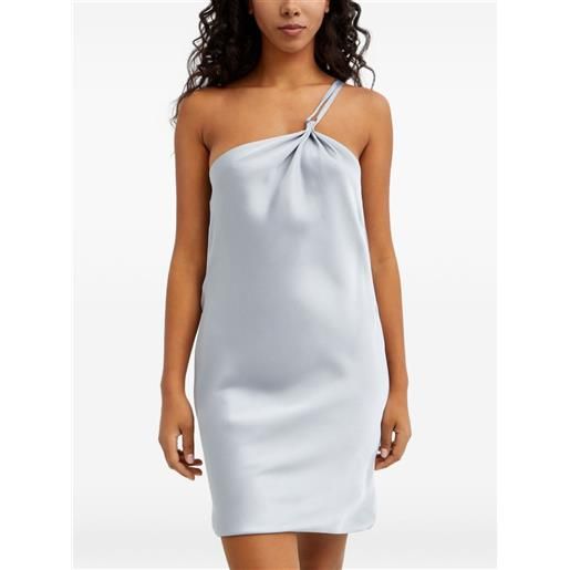 Norma Kamali abito corto con schiena scoperta - grigio