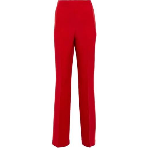 Roland Mouret pantaloni con pieghe - rosso