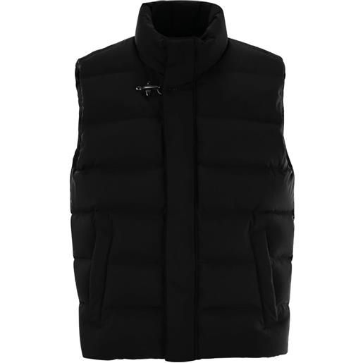 Fay gilet imbottito a collo alto - nero
