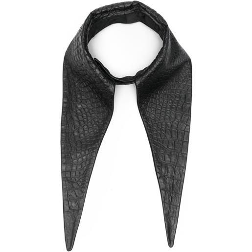 MITILIANE COUTURE cravatta a punta - nero