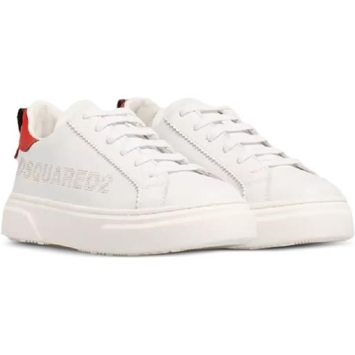 DSQUARED2 KIDS sneakers con logo - bianco