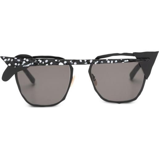 MASAHIROMARUYAMA occhiali da sole squadrati - nero