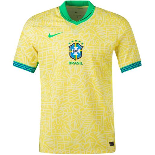 Nike top brazil 22/23 home "dynamic yellow/green spark/paramount blue/paramount" - giallo