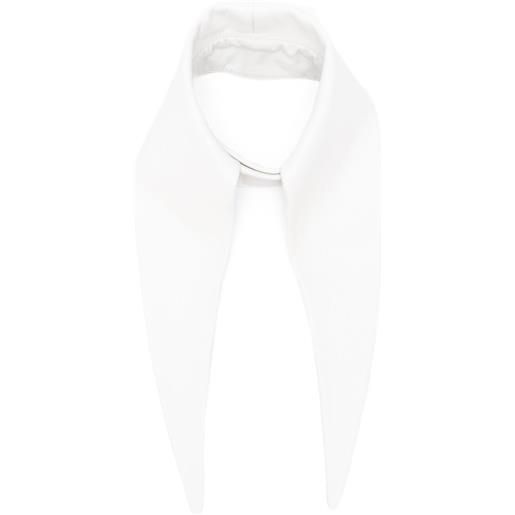 MITILIANE COUTURE cravatta in pelle - bianco
